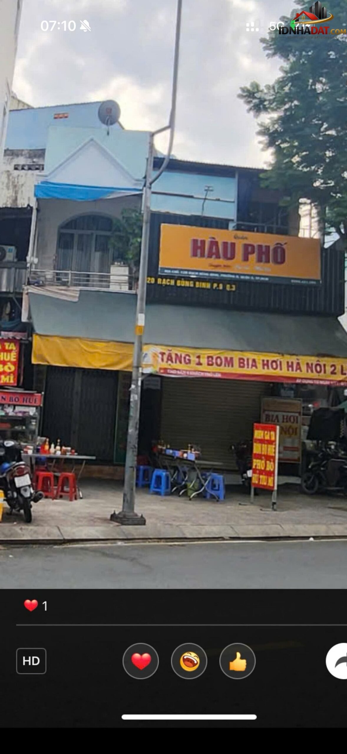 Bán nhà đất Đường Rạch Bùng Binh – Phường cũ 9 Quận 3 – Phường mới Nhiêu Lộc – Thành phố Hồ Chí Minh 23m2 8.8 tỷ