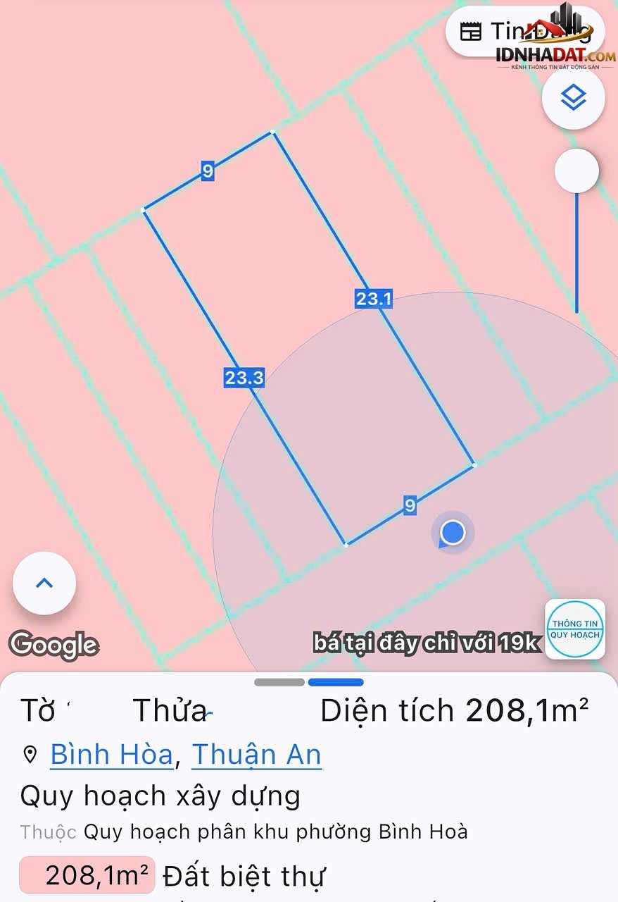 Lô đất ngang khủng 9m, gần kcx linh trung 2 –… – Bán biệt thự Quận Thủ Đức – TP Hồ Chí Minh giá 3 – 5 tỷ