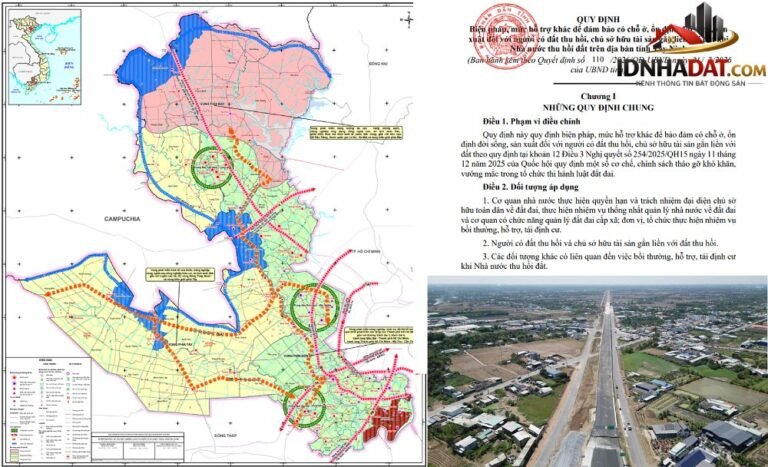 Hỗ trợ tái định cư cho người có đất bị thu hồi ở Tây Ninh: Những thông tin quan trọng