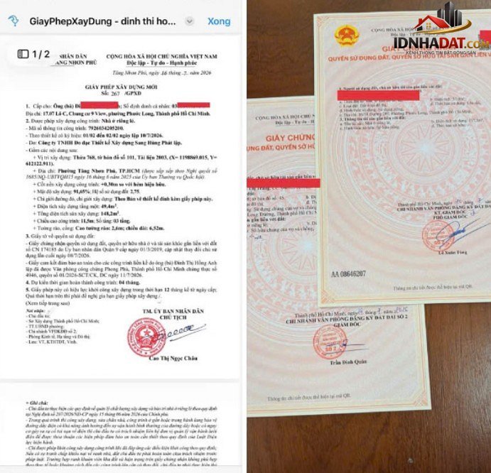 Dịch vụ pháp lý nhà đất uy tín tại hcm – hoàn công, tách thửa, đo đạc, xin phép xây dựng trọn gói Bán nhà đất Đường Tăng Nhơn Phú – Phường cũ Phước Long B – Thành phố Hồ Chí Minh – Diện tích 1m2 – Giá Thoả thuận