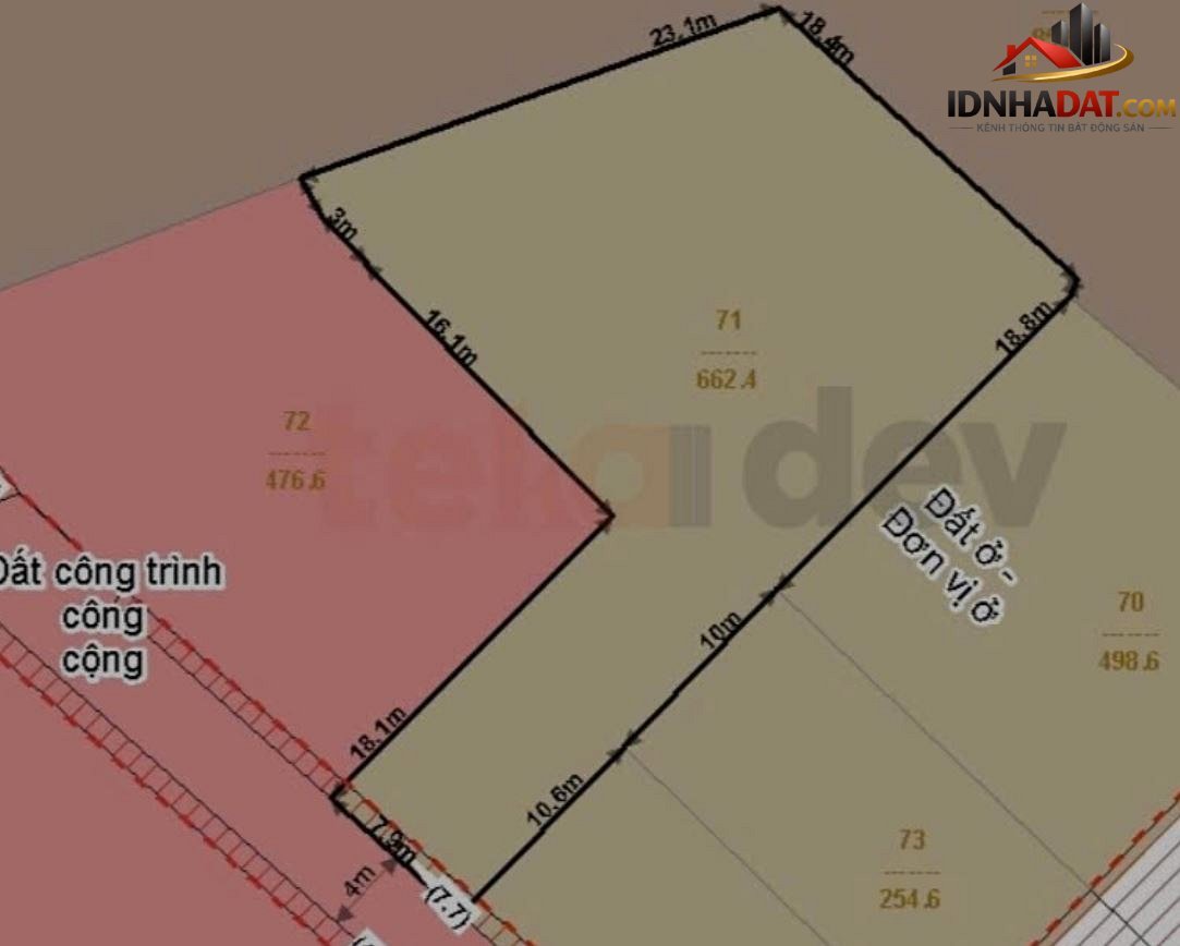 Bán đất biệt thự Võ Thị Sáu – Phường cũ 7 Quận 3 – Phường mới 7 – Thành phố Hồ Chí Minh 668m2 199 tỷ